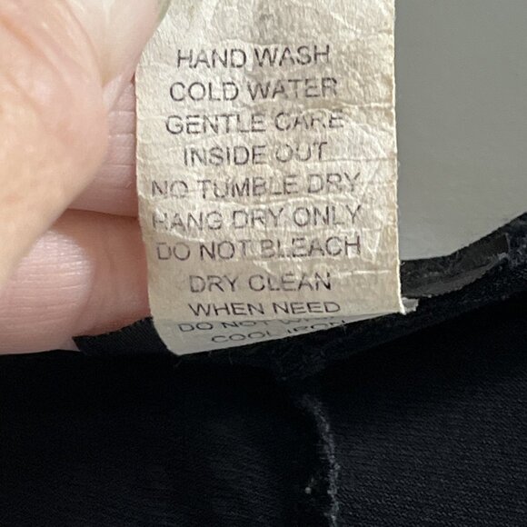 Vintage Y2K Taboo Dress S Black Babydoll‎ Glitter Asymmetrical Fairy Whimsigoth - Picture 5 of 11